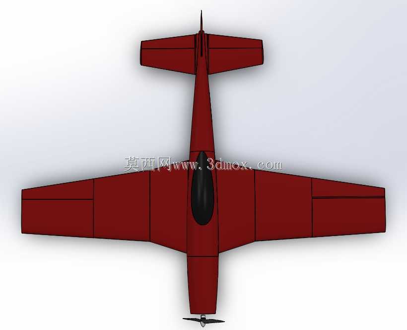 基于P-51野马的3D打印RC飞机