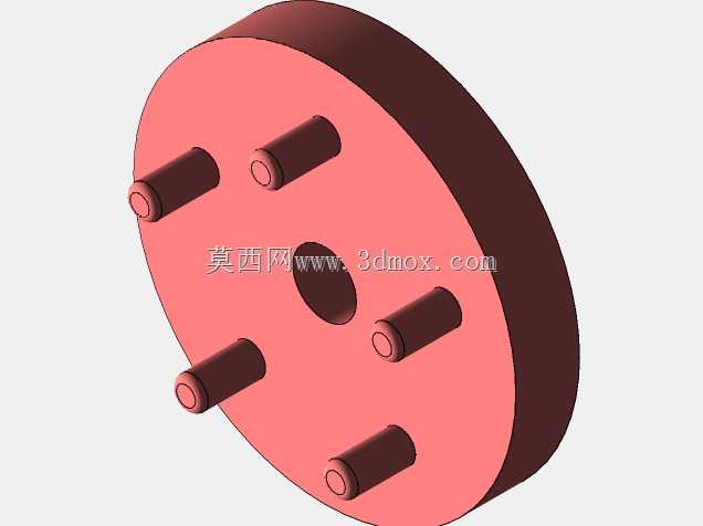 径向五缸发动机工作模型