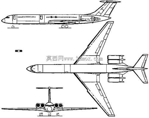 solidworks上的Ilyushin Il-62