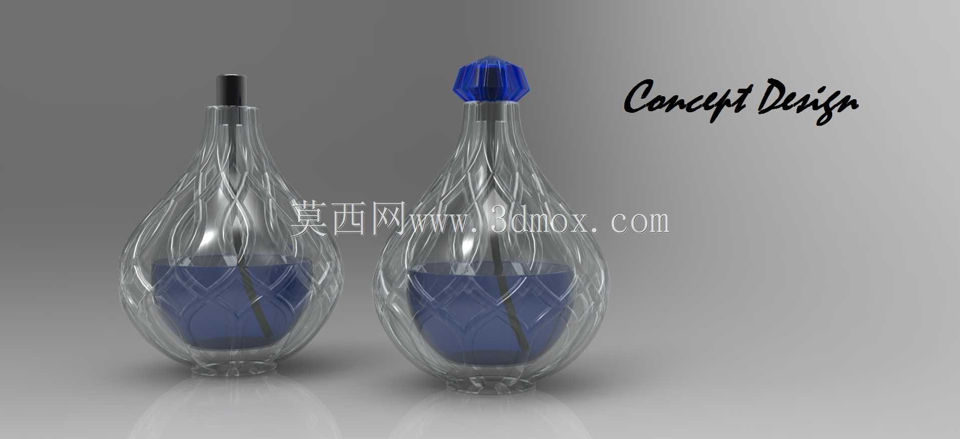 概念香水瓶
