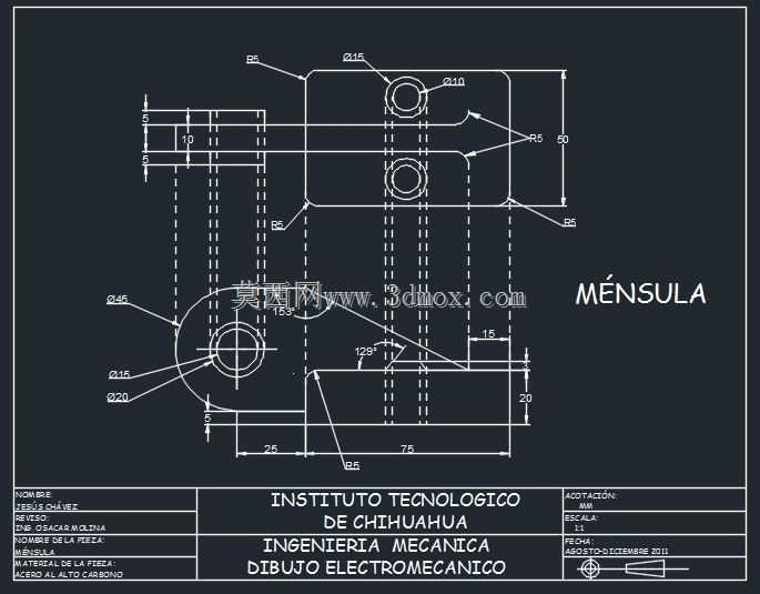 牛腿(AUTOCAD\u0026.DXF)