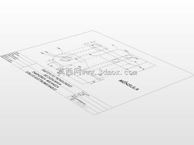 牛腿(AUTOCAD\u0026.DXF)