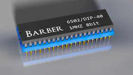 DIP-40���ɵ�·6502о