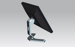 PC监视器-具有三个不同的臂