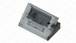 esp8266/电子纸铰链书桌盒