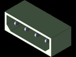 Conector PCB Macho 4过孔DPMC-04