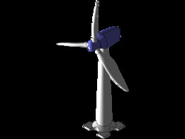 SolidWorks中的风力发电机组
