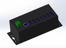 7端口工业USB 3.0集线器