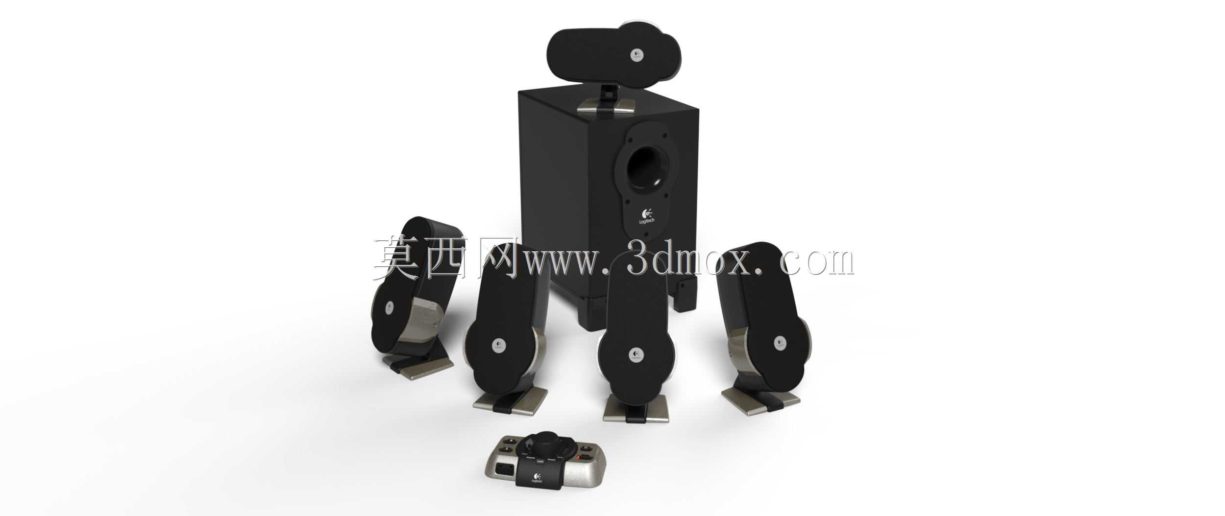 罗技G51环绕声计算机扬声器系统