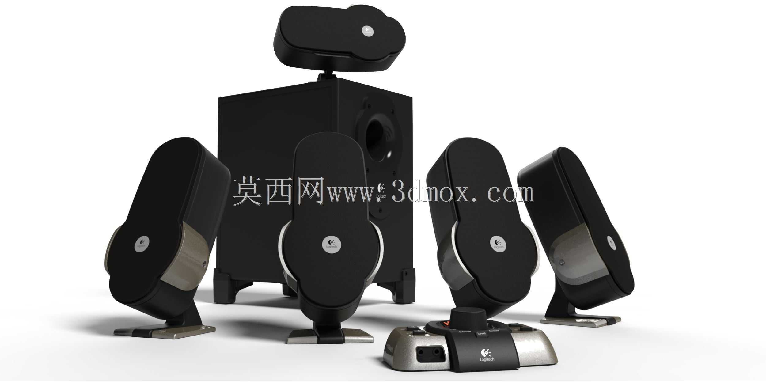 罗技G51环绕声计算机扬声器系统