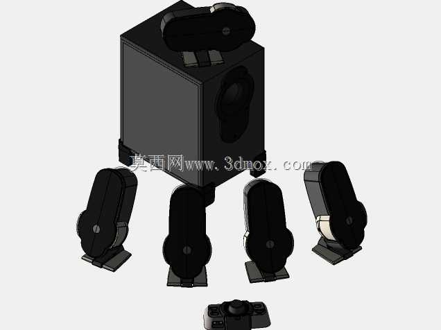 罗技G51环绕声计算机扬声器系统