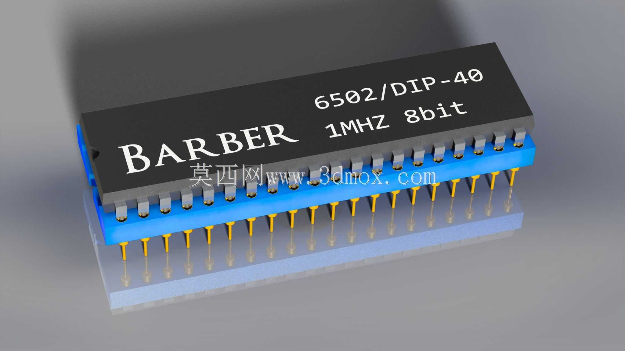 DIP-40���ɵ�·6502оƬ�Ͳ���