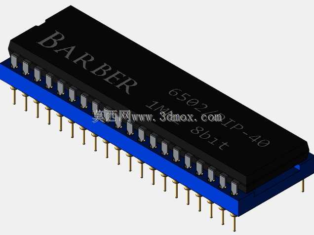 DIP-40���ɵ�·6502оƬ�Ͳ���