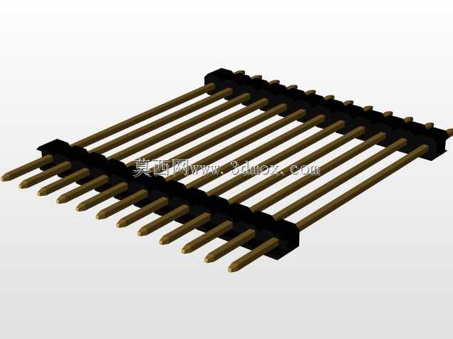 \用于PCB互连的“长”阳引脚头(1\u0026 2行)