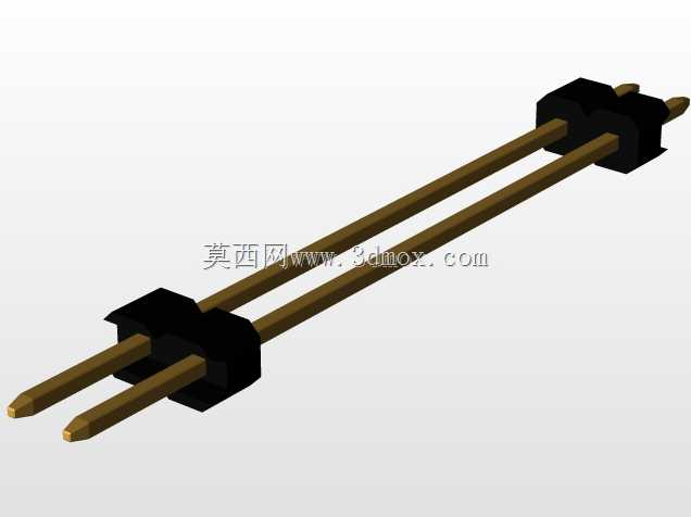 \用于PCB互连的“长”阳引脚头(1\u0026 2行)