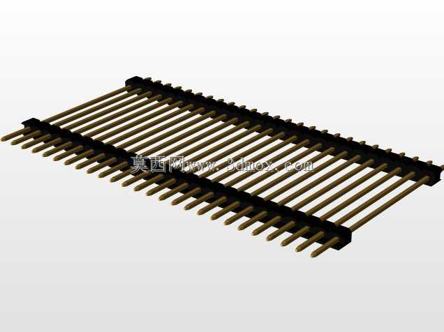 \用于PCB互连的“长”阳引脚头(1\u0026 2行)