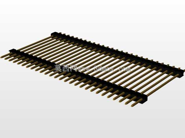 \用于PCB互连的“长”阳引脚头(1\u0026 2行)