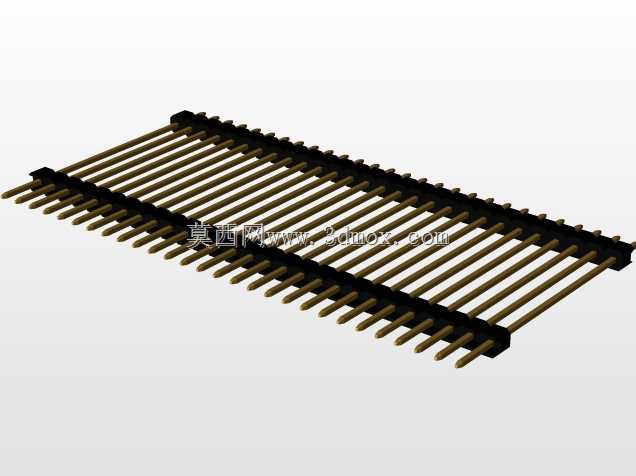 \用于PCB互连的“长”阳引脚头(1\u0026 2行)