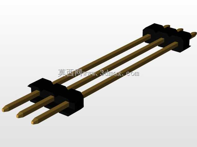 \用于PCB互连的“长”阳引脚头(1\u0026 2行)
