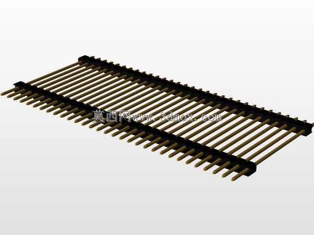 \用于PCB互连的“长”阳引脚头(1\u0026 2行)
