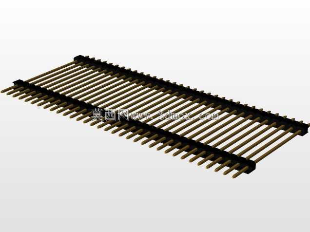 \用于PCB互连的“长”阳引脚头(1\u0026 2行)