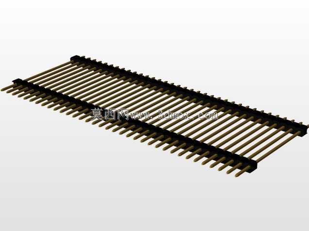 \用于PCB互连的“长”阳引脚头(1\u0026 2行)