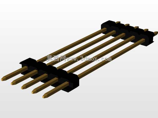 \用于PCB互连的“长”阳引脚头(1\u0026 2行)