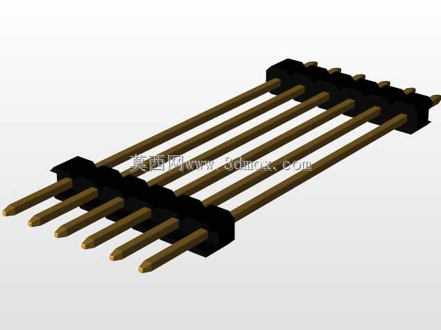 \用于PCB互连的“长”阳引脚头(1\u0026 2行)