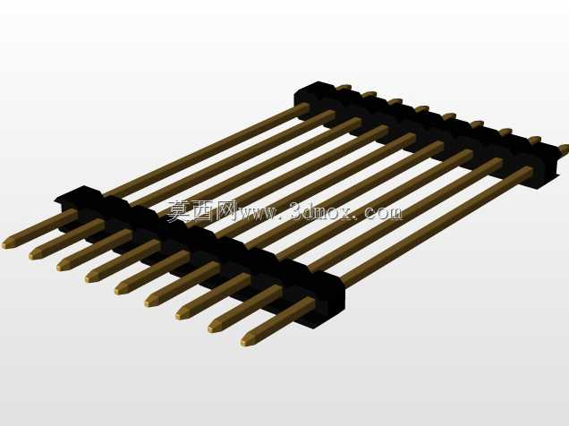\用于PCB互连的“长”阳引脚头(1\u0026 2行)
