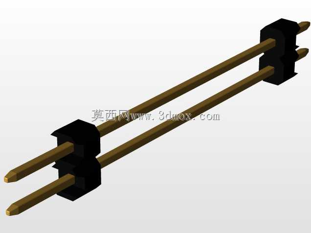 \用于PCB互连的“长”阳引脚头(1\u0026 2行)
