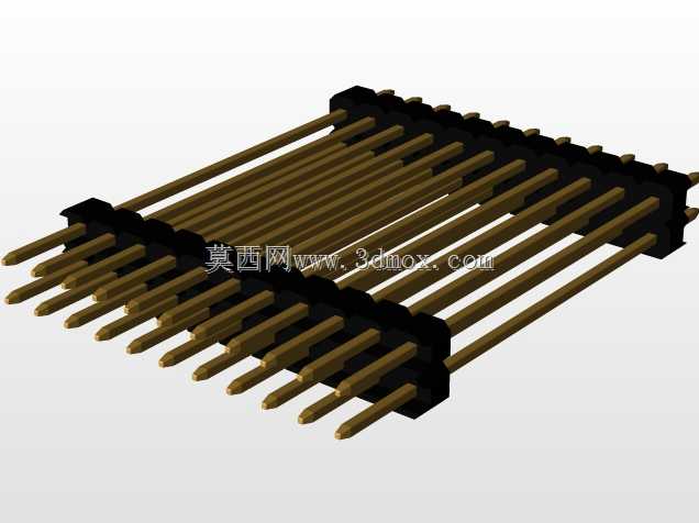 \用于PCB互连的“长”阳引脚头(1\u0026 2行)