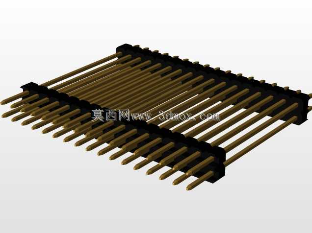 \用于PCB互连的“长”阳引脚头(1\u0026 2行)