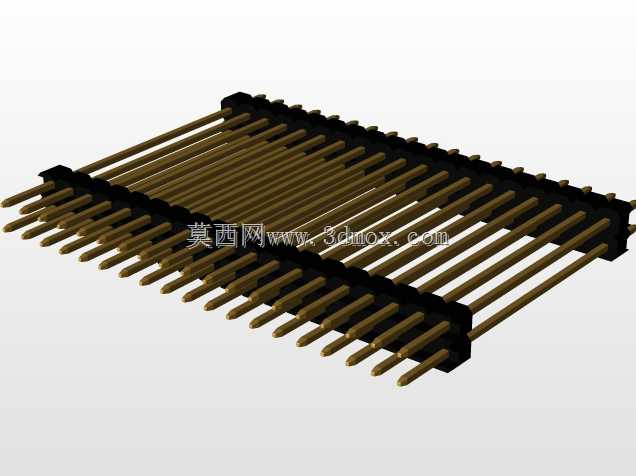 \用于PCB互连的“长”阳引脚头(1\u0026 2行)