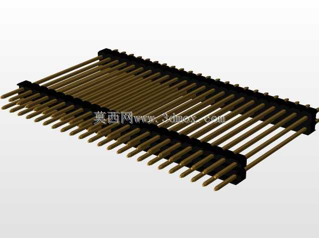 \用于PCB互连的“长”阳引脚头(1\u0026 2行)