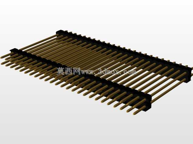 \用于PCB互连的“长”阳引脚头(1\u0026 2行)