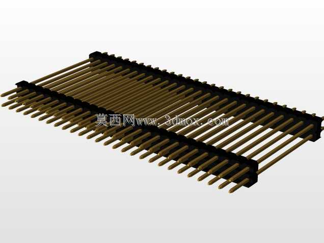 \用于PCB互连的“长”阳引脚头(1\u0026 2行)