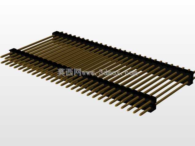 \用于PCB互连的“长”阳引脚头(1\u0026 2行)