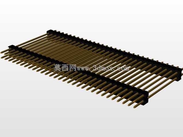 \用于PCB互连的“长”阳引脚头(1\u0026 2行)