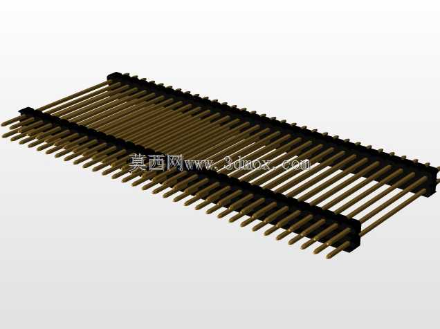 \用于PCB互连的“长”阳引脚头(1\u0026 2行)