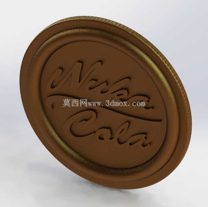 Nuka Cola Coin Fallout 4���߿�����3d��ӡ