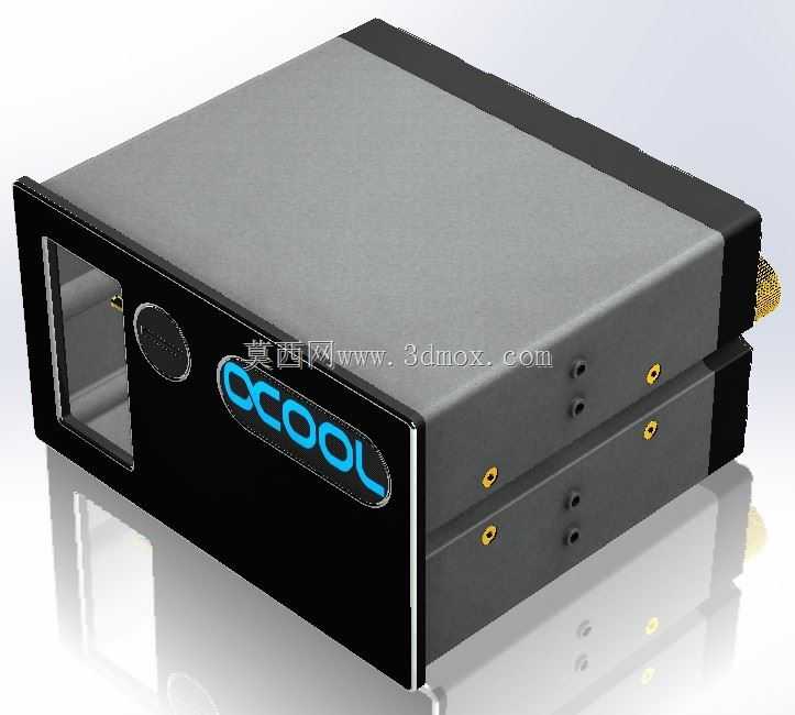 Alphacool-R��Servor Plexi 2 Baies pour 2 Pompes DC-LT-Eisfach-������DC-LT-˫5,25���վ+1 Pompe DC-LT 2400
