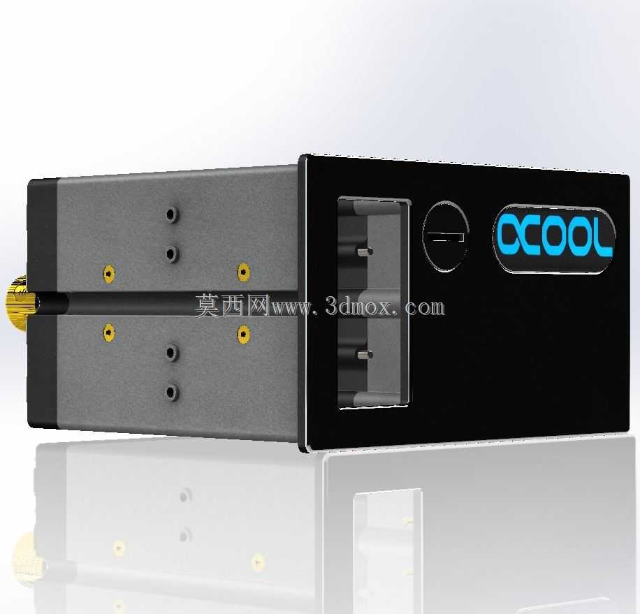 Alphacool-R��Servor Plexi 2 Baies pour 2 Pompes DC-LT-Eisfach-������DC-LT-˫5,25���վ+1 Pompe DC-LT 2400