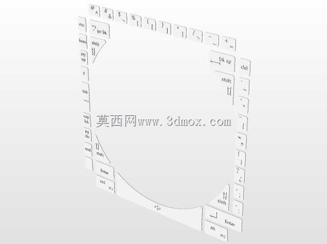Glyfo键盘/带侧边的键盘