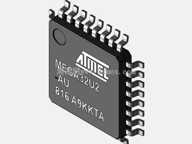 TQFP-32封装中的ATmega32u2