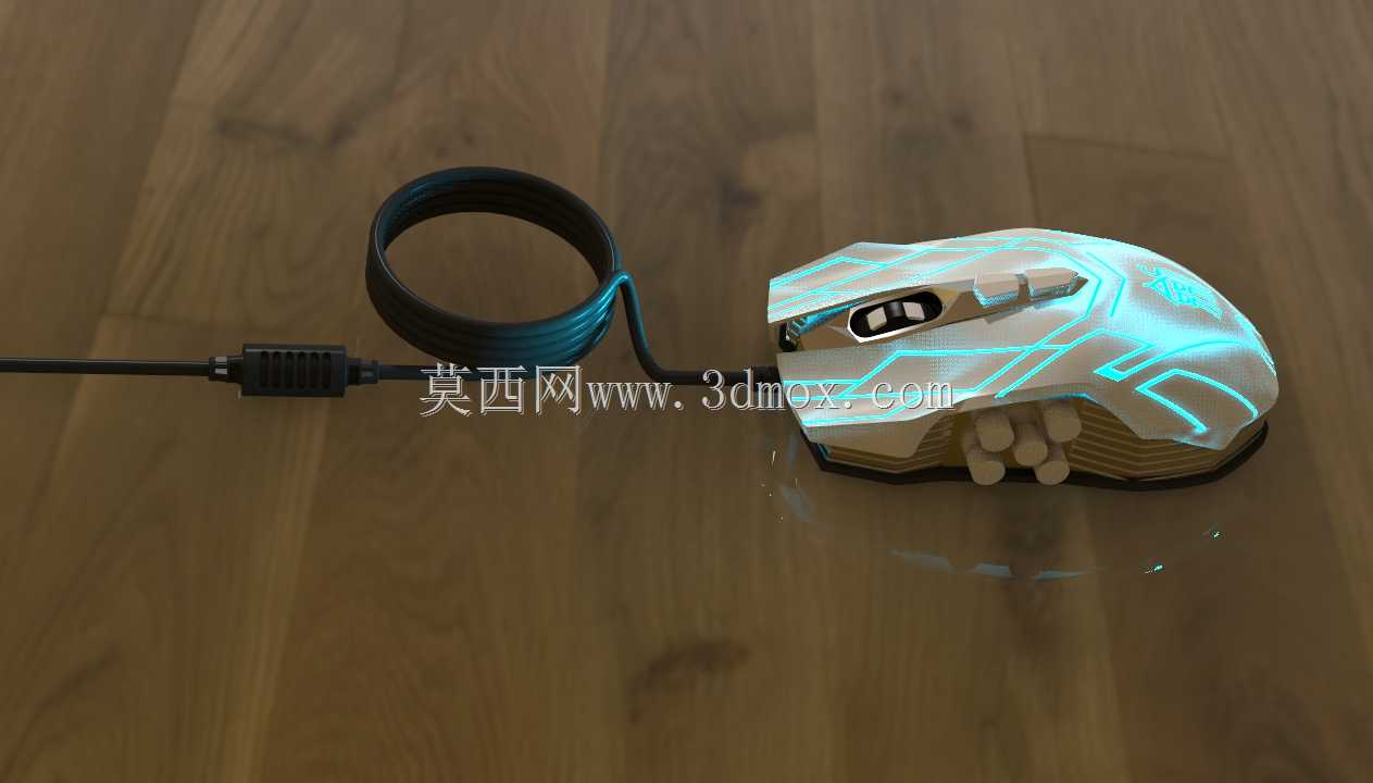 10D 4000DPI光学鼠标LED接线