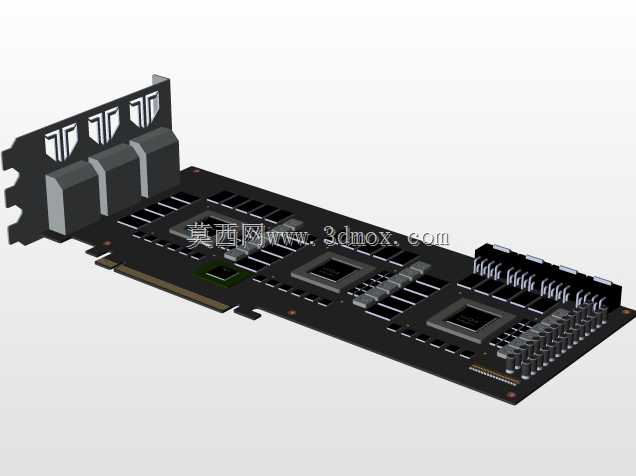 Sabre Imortal X3极限空气冷却器版(单个pcb上有三个GTX 980 gpu)