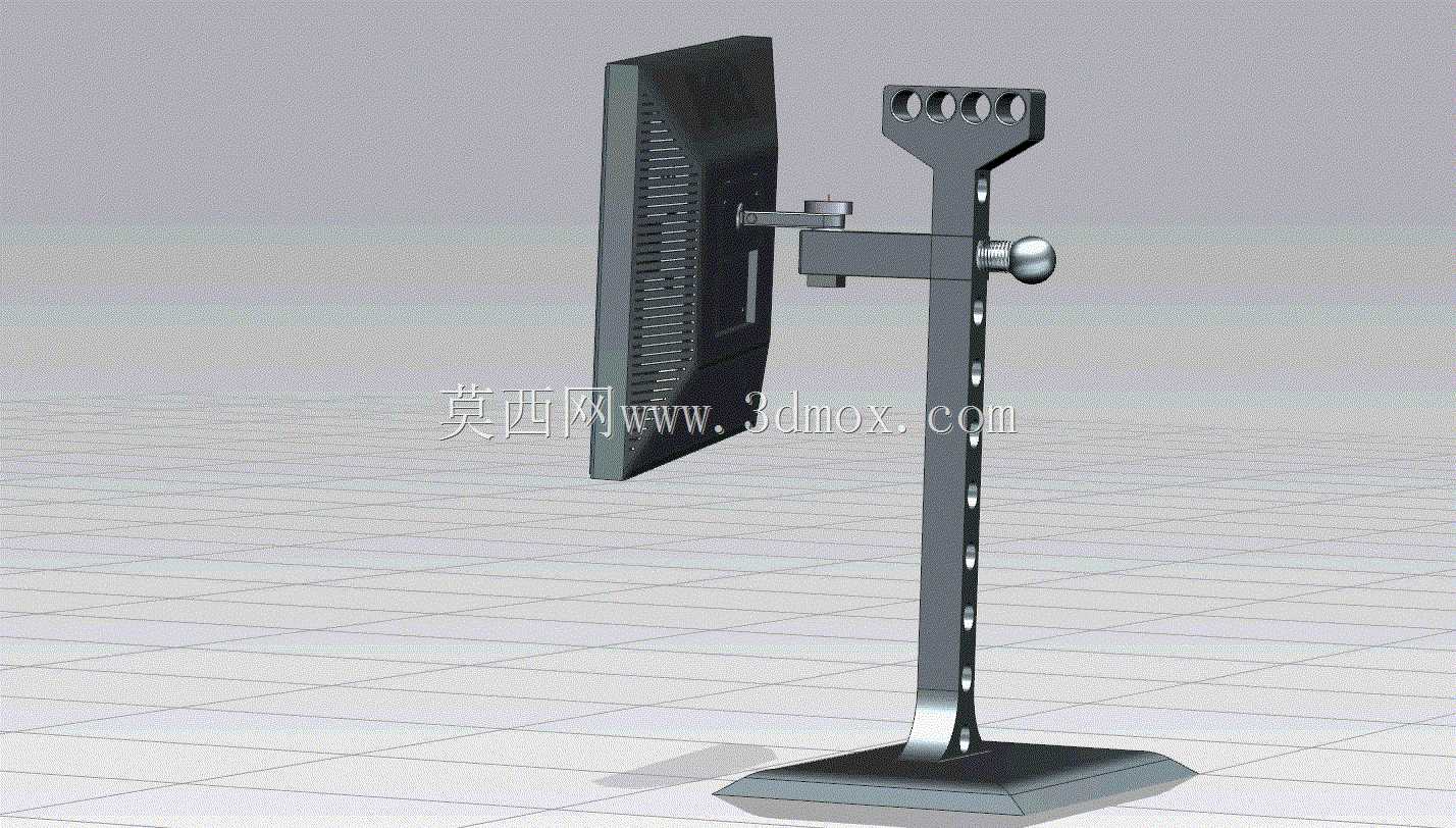 PC监视器-具有三个不同的臂