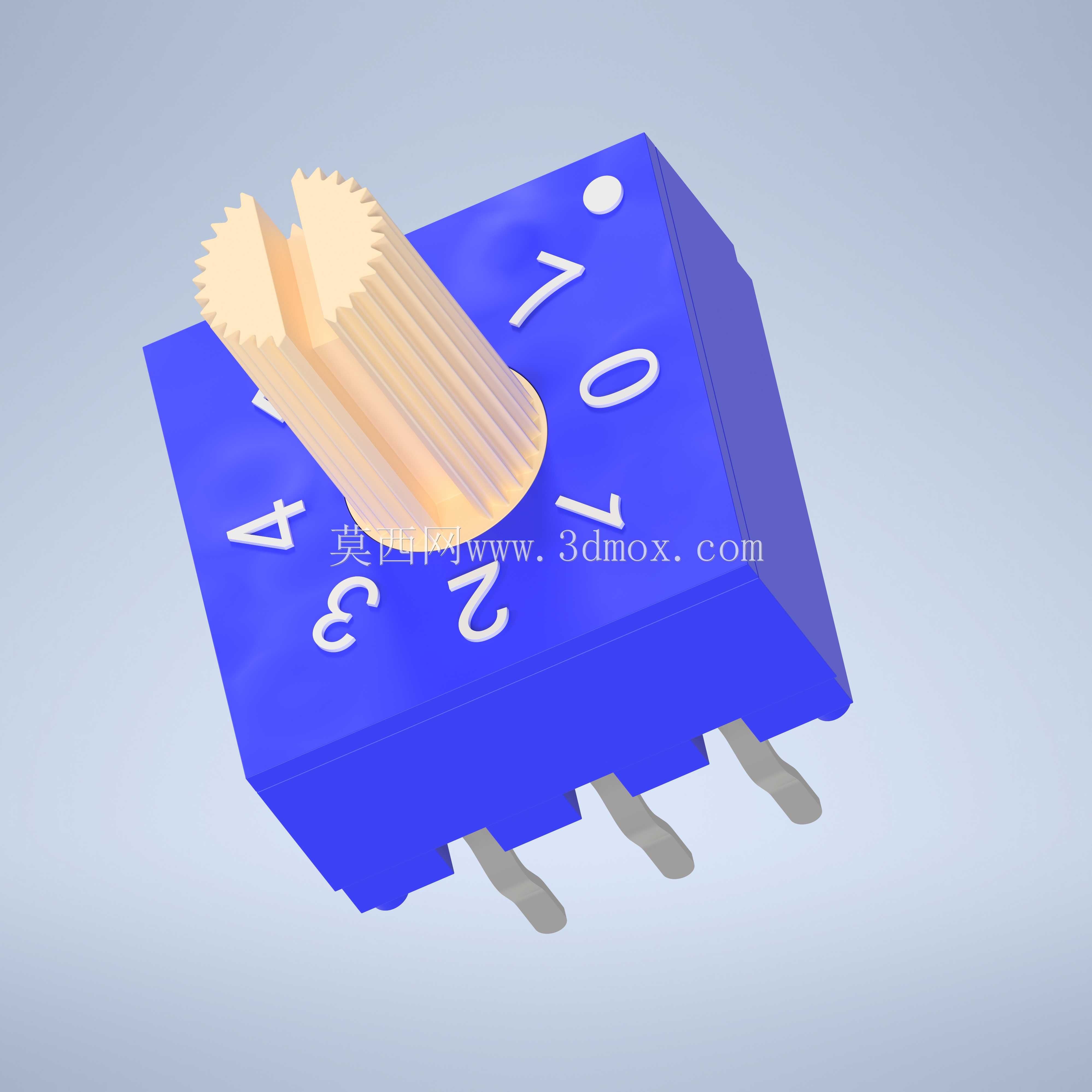 带轴ERD208RSZ的0-7旋转BCD编码器