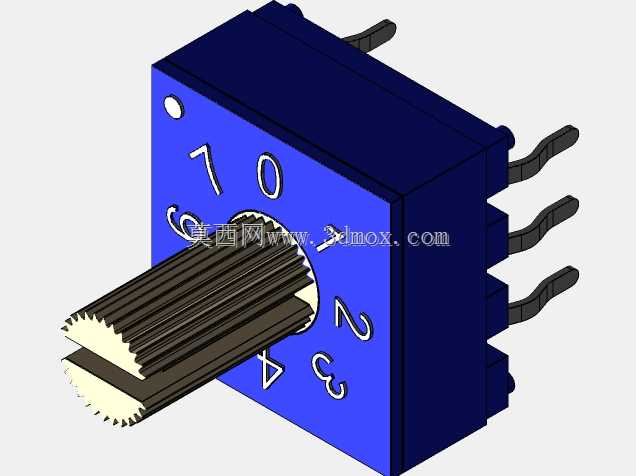 带轴ERD208RSZ的0-7旋转BCD编码器