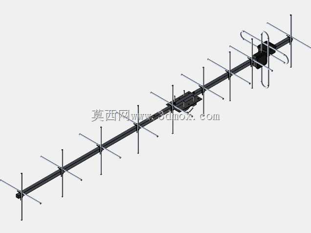 435 Mhz交叉八木天线-2x7单元